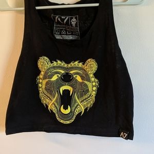 A7 grizzly crop top